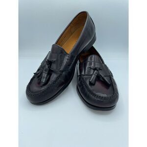 Cole Haan Men's Loafer Size 9 D Kiltie Tassel SlipOn Dress Shoe Cordovan‎